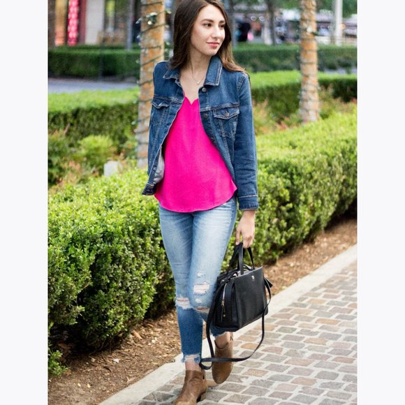 J.CREW Pink Scalloped Cami Tank Top sz 4 NEW NWT - Picture 8 of 11